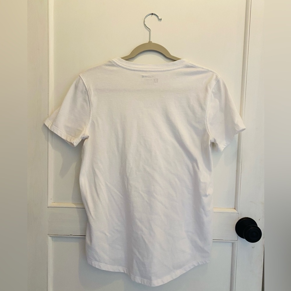 Women’s Carhartt White V-Neck T-Shirt - Picture 2 of 4